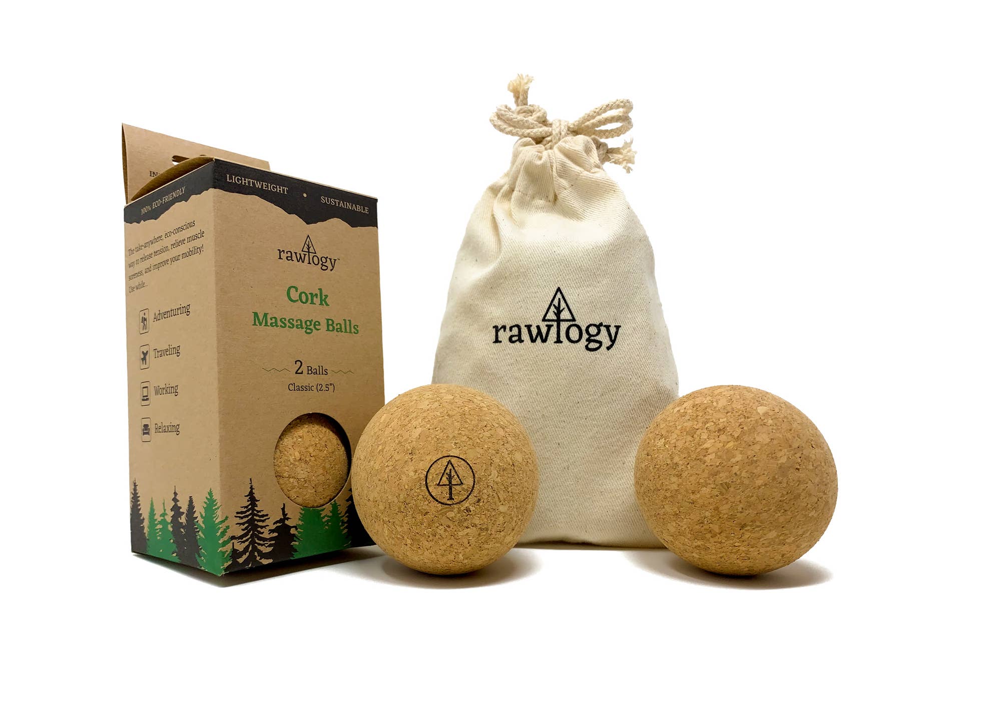 Rawlogy cork massage balls 1