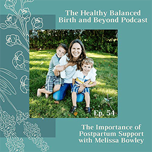 Healthy Balanced Birth and Beyond Podcast Logo